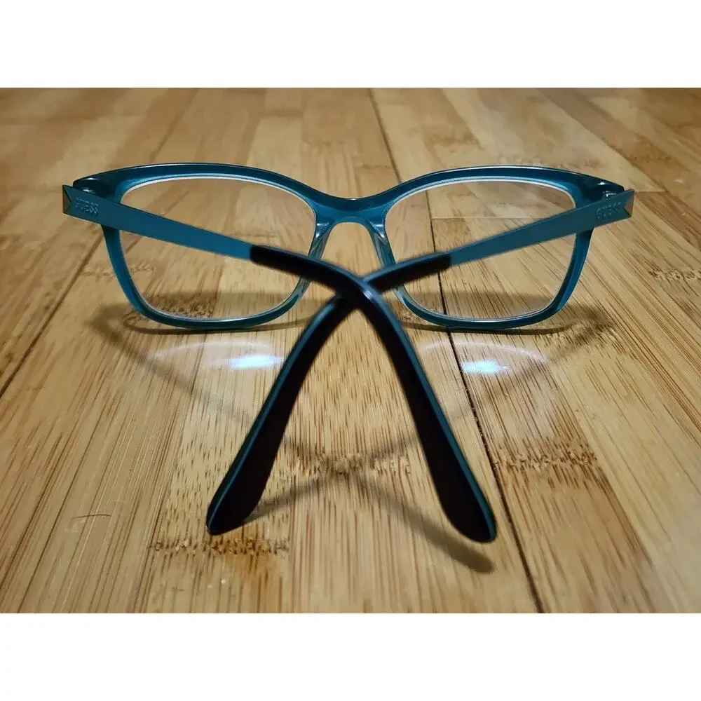 Guess GU9177 Youth Eyeglasses Frame Black Teal Flex 47-15-135 Comes With Lens